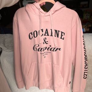 Crooks and Castles hoodie “cocaine & caviar” mens size medium pullover hoodie
